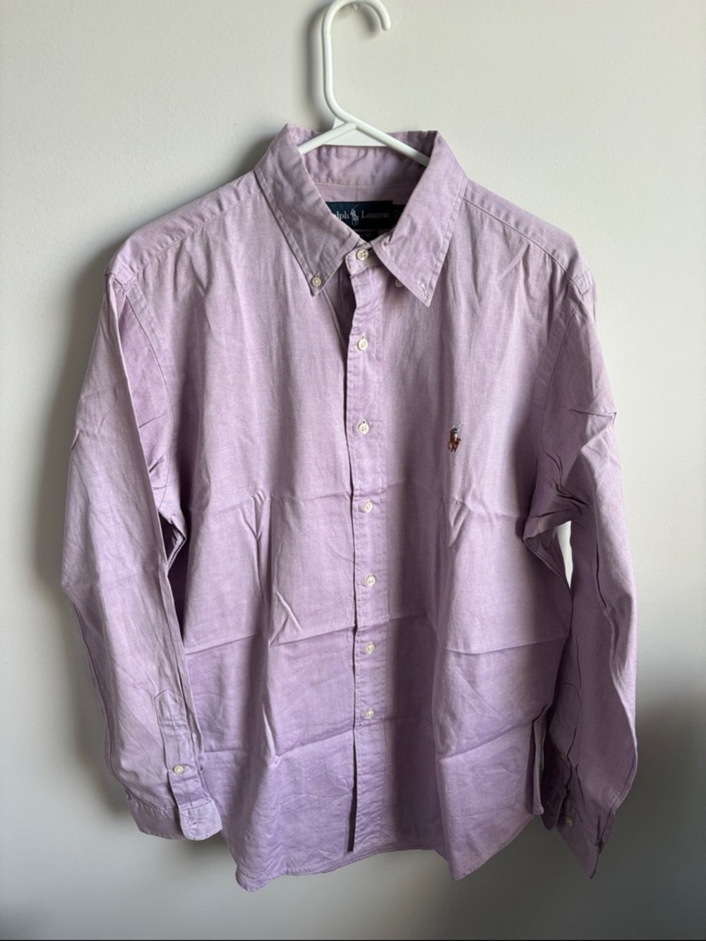 Ralph Lauren Lavender Button-Down Oxford Shirt